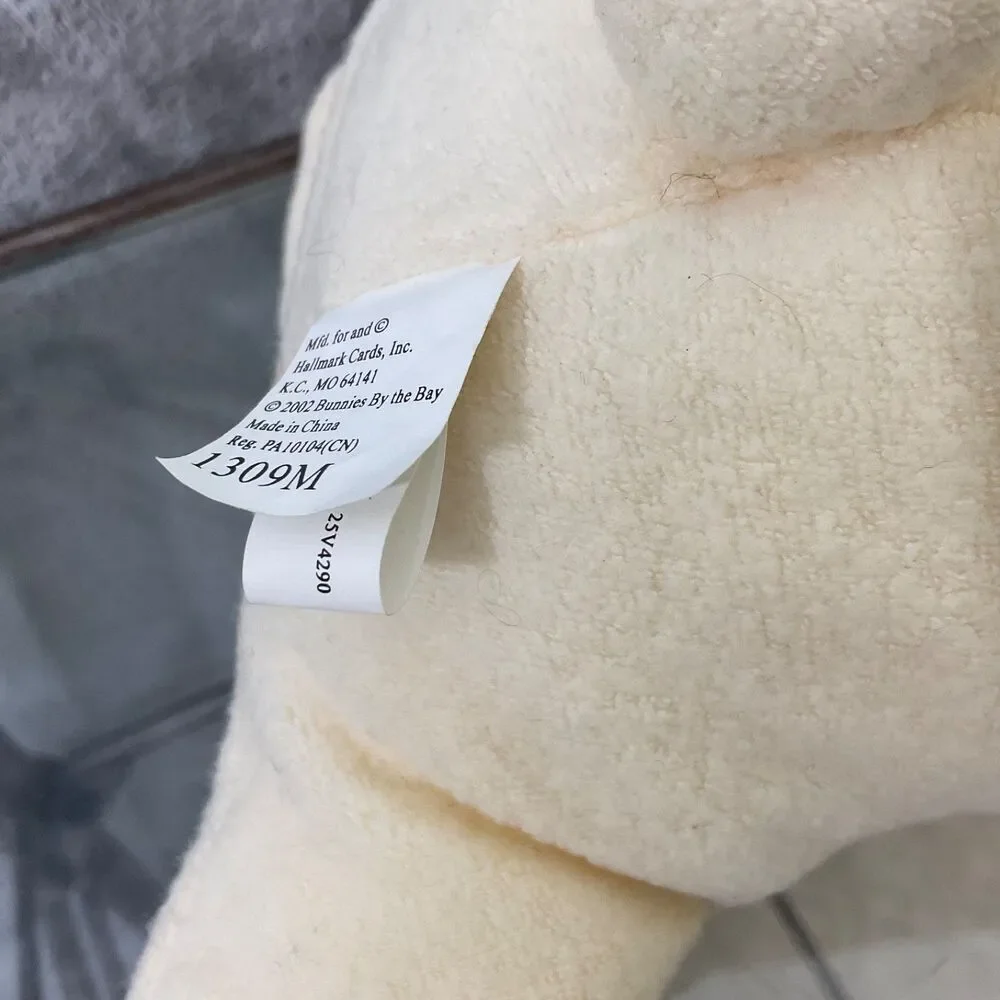Hallmark BUNNIES BY THE BAY Baylee Plush Embroidered Hat Weighted Bottom w tags